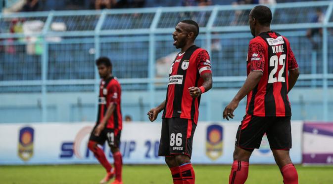 Persipura Cetak Setengah Lusin Gol ke Gawang Warriors